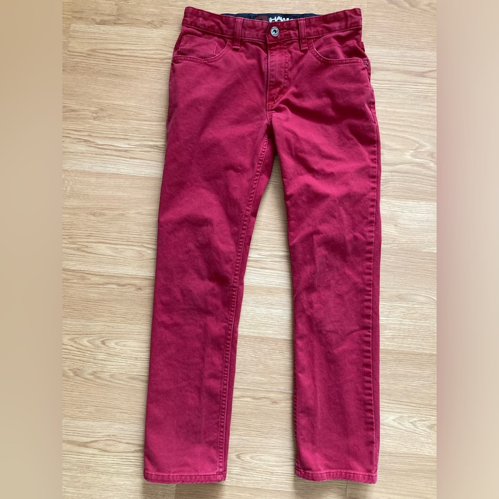 Tony Hawk Boy's Red Skinny Jeans 14